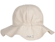 Liewood solhat Amelia stripe yellow mellow creme vendbar